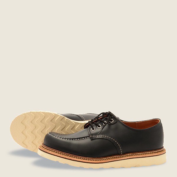 Red Wing Oxford Erkek - Classic - Chrome Deri - Siyah - 12NLKWPSG